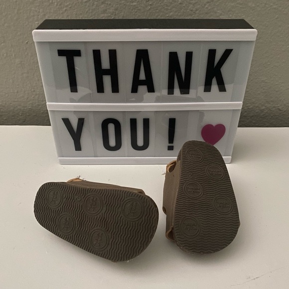 SOLD‼️ WONDER NATION Two Buckle Footbed Sandals Size 0 - Picture 3 of 3